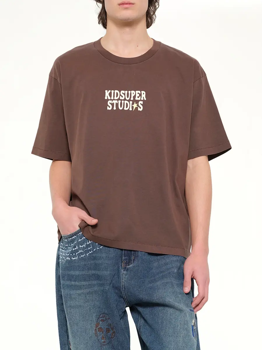 KidSuper The Boy Who Jumped Moon T-shirt in Mocha | Thumbnail 6 KidSuper The Boy Who Jumped Moon T-shirt in Mocha | Thumbnail 6