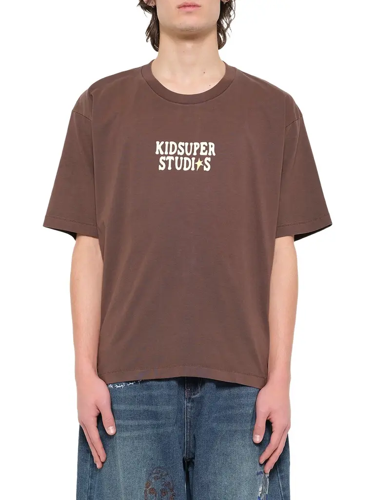 The Boy Who Jumped Moon T-shirt in Mocha The Boy Who Jumped Moon T-shirt in Mocha