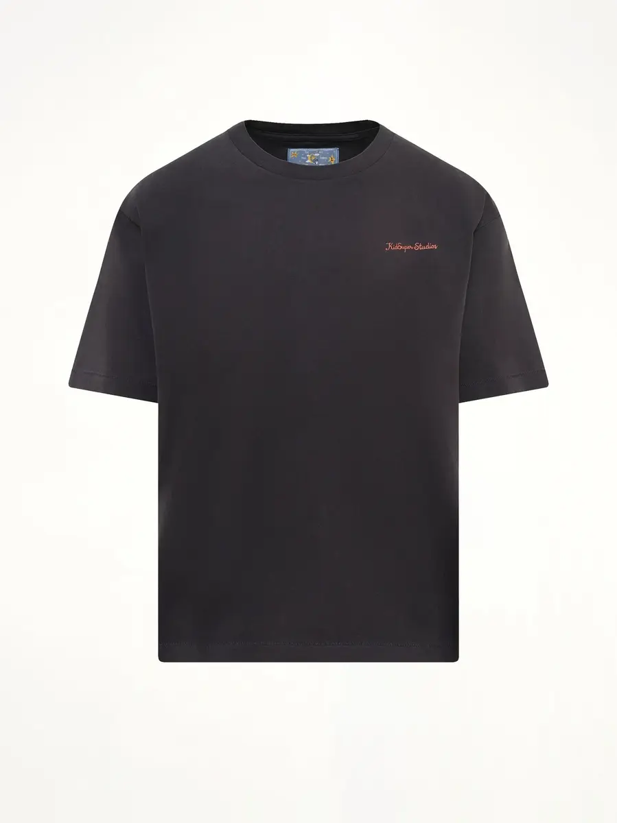 KidSuper Dove Pattern T-shirt in Washed Black | Thumbnail 2 KidSuper Dove Pattern T-shirt in Washed Black | Thumbnail 2