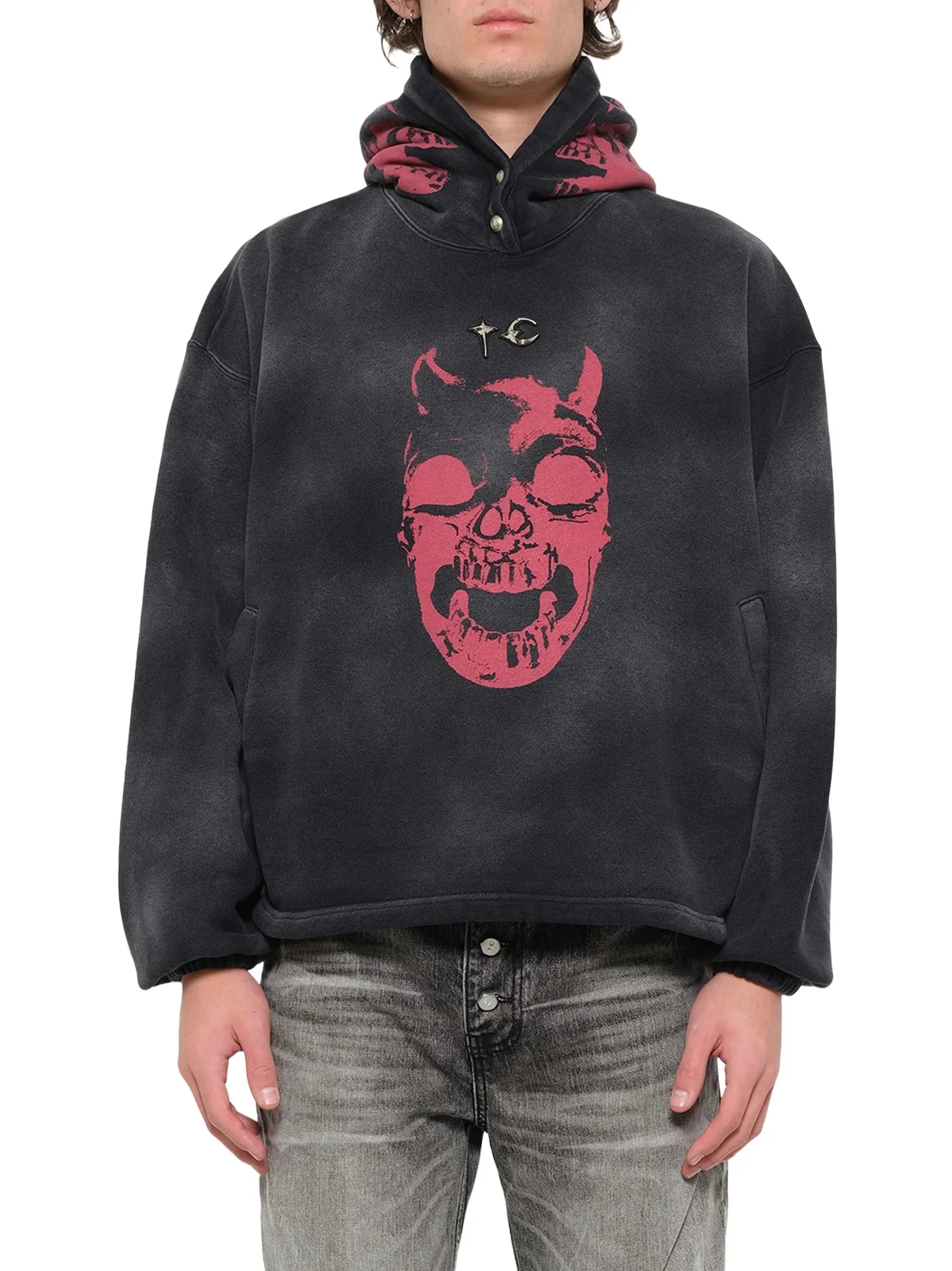 THUG CLUB TC Riding Skull Hoodie