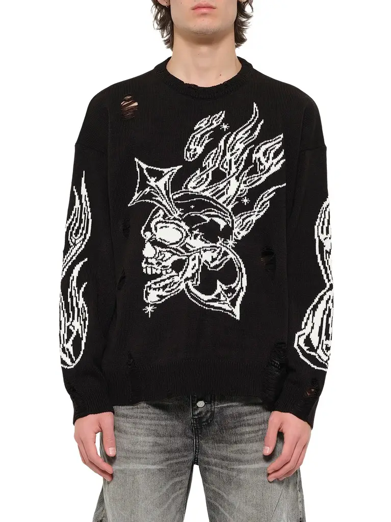 TC Chrome Skull Knit Sweater TC Chrome Skull Knit Sweater