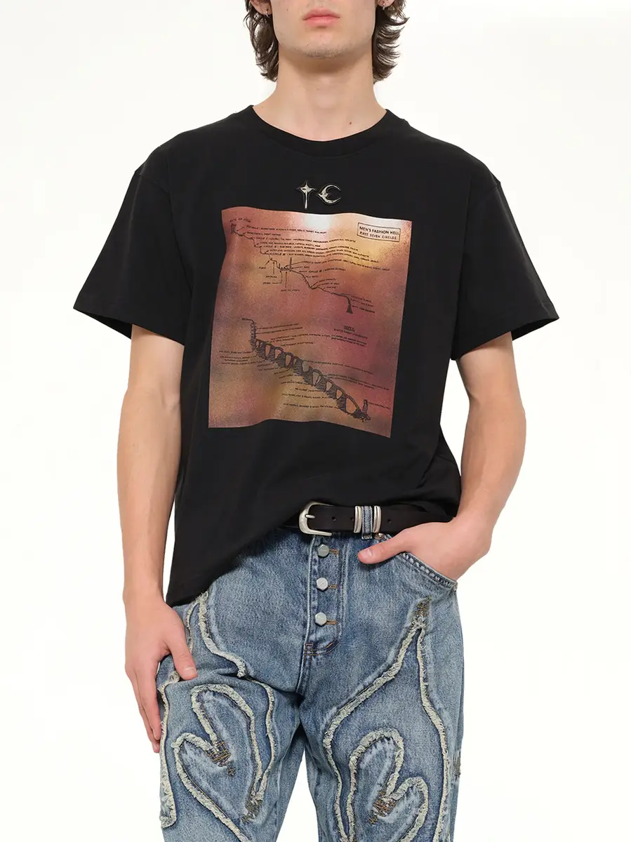 THUG CLUB Men's Fashion Hell T-shirt | Thumbnail 6