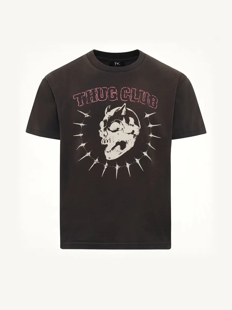 THUG CLUB Vintage Riding Skull T-shirt | Thumbnail 2 THUG CLUB Vintage Riding Skull T-shirt | Thumbnail 2