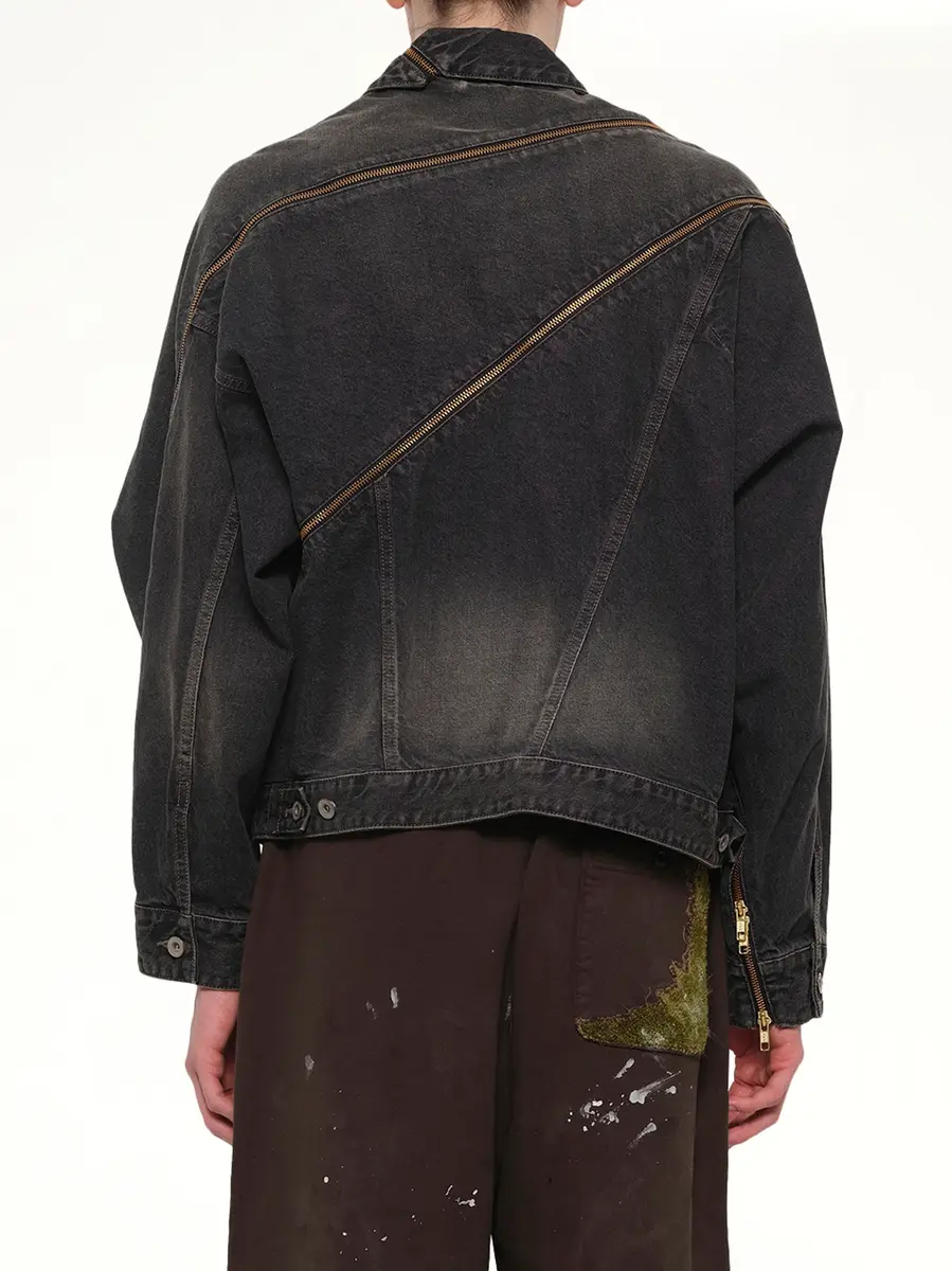 DOUBLET Filleted Zip Denim Jacket | Thumbnail 5 DOUBLET Filleted Zip Denim Jacket | Thumbnail 5