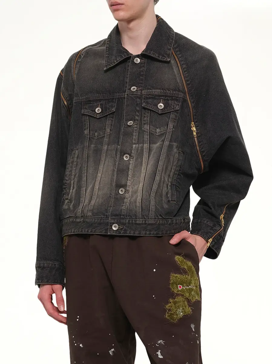 DOUBLET Filleted Zip Denim Jacket | Thumbnail 6 DOUBLET Filleted Zip Denim Jacket | Thumbnail 6