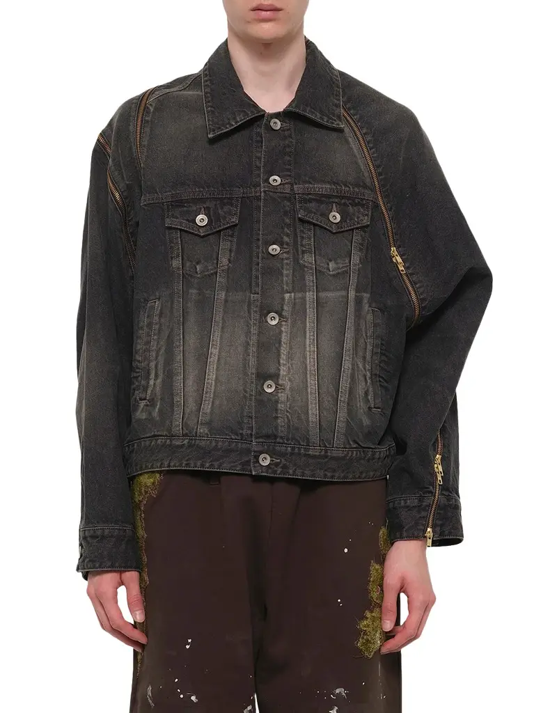 DOUBLET Filleted Zip Denim Jacket