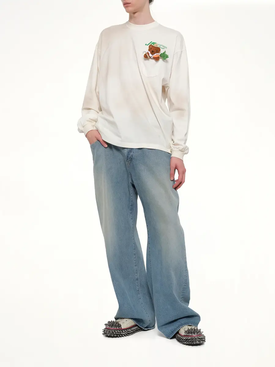 DOUBLET Floating Waist Denim Pants in Indigo | Thumbnail 4 DOUBLET Floating Waist Denim Pants in Indigo | Thumbnail 4