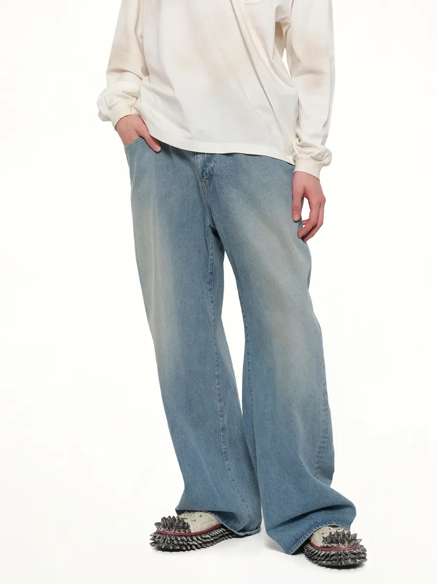DOUBLET Floating Waist Denim Pants in Indigo | Thumbnail 6 DOUBLET Floating Waist Denim Pants in Indigo | Thumbnail 6