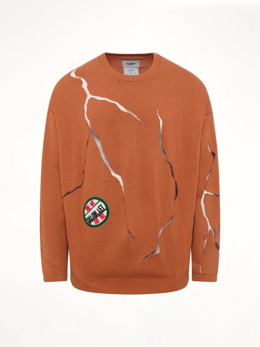 DOUBLET Cracked Egg Knit Pullover | Thumbnail 2 DOUBLET Cracked Egg Knit Pullover | Thumbnail 2