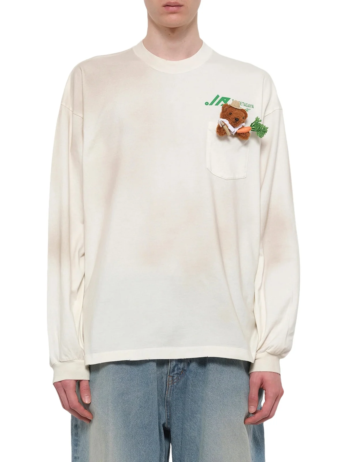 DOUBLET L/s T-shirt With My Workwear Bear