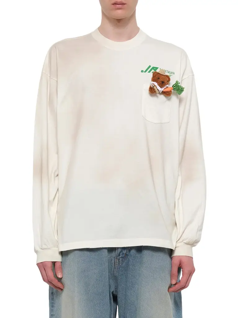 DOUBLET L/s T-shirt With My Workwear Bear