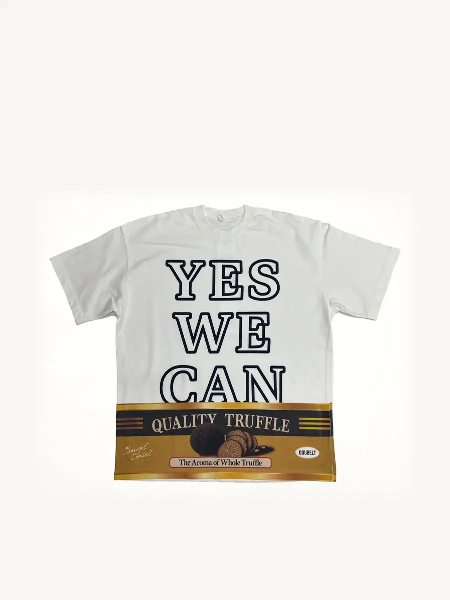 DOUBLET Yes We "Can" T-shirt in Truffle | Thumbnail 2 DOUBLET Yes We "Can" T-shirt in Truffle | Thumbnail 2