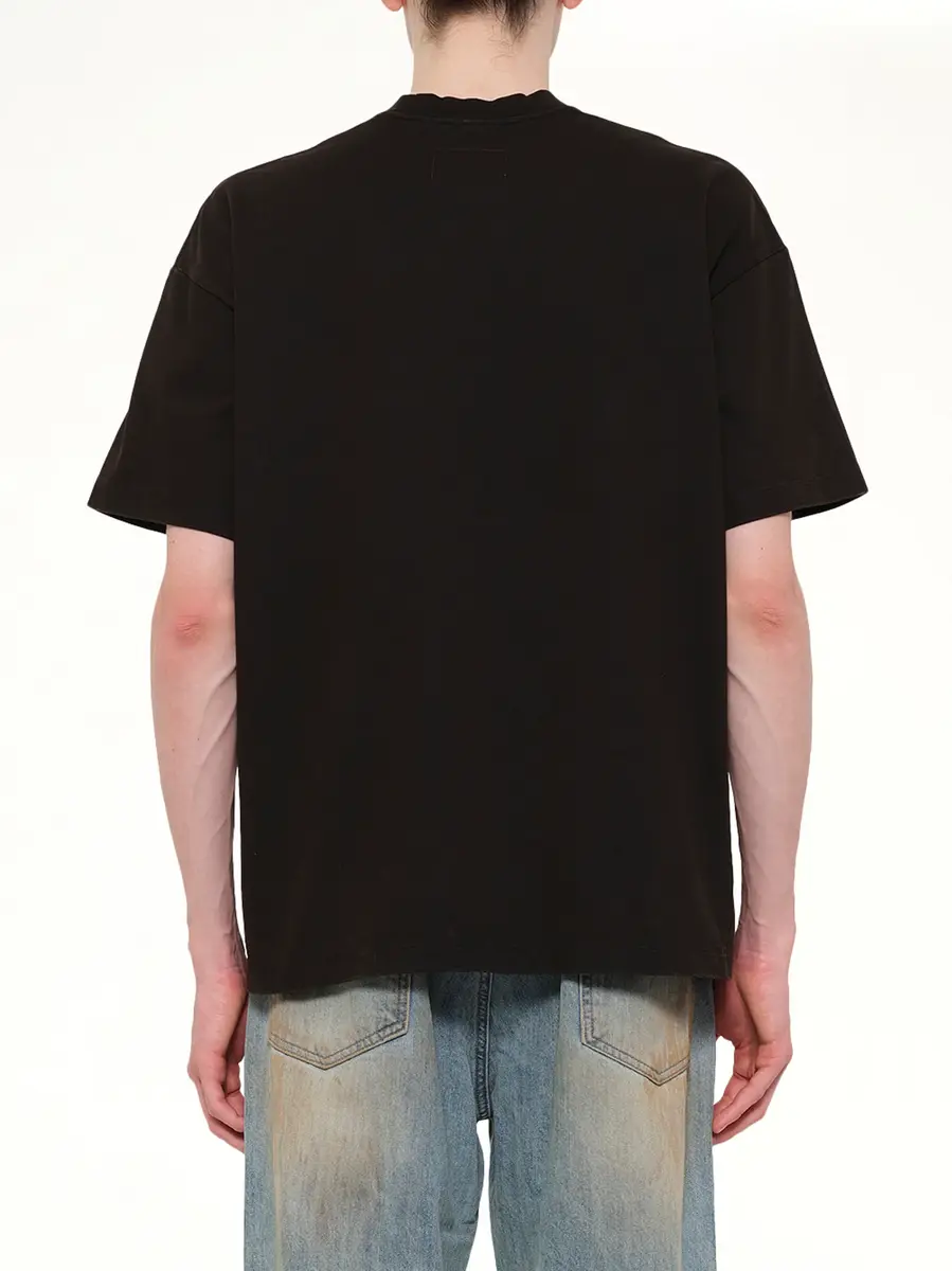 DOUBLET Mud-dyed T-shirt With Shfu in Mud | Thumbnail 5 DOUBLET Mud-dyed T-shirt With Shfu in Mud | Thumbnail 5