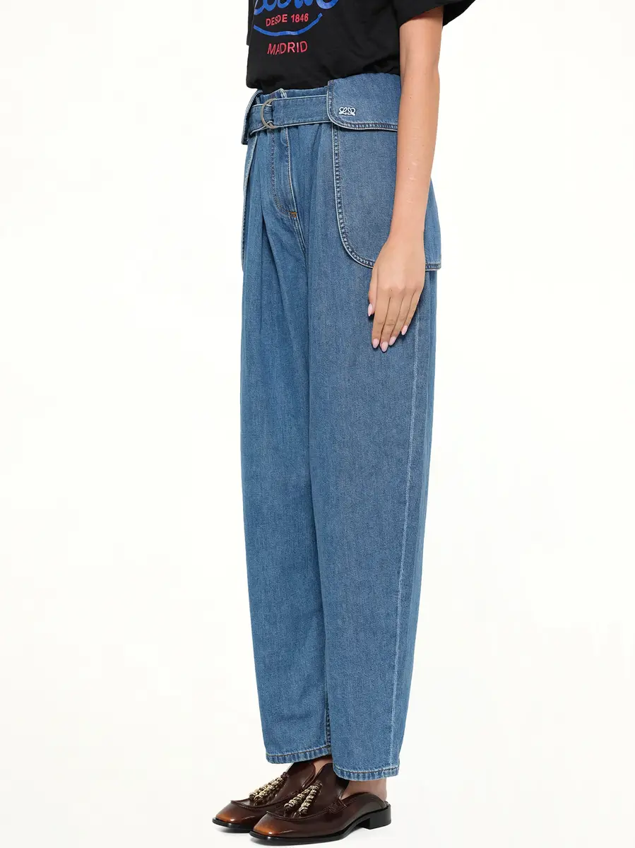 Loewe Cargo Jeans AF in Light Blue | Thumbnail 3