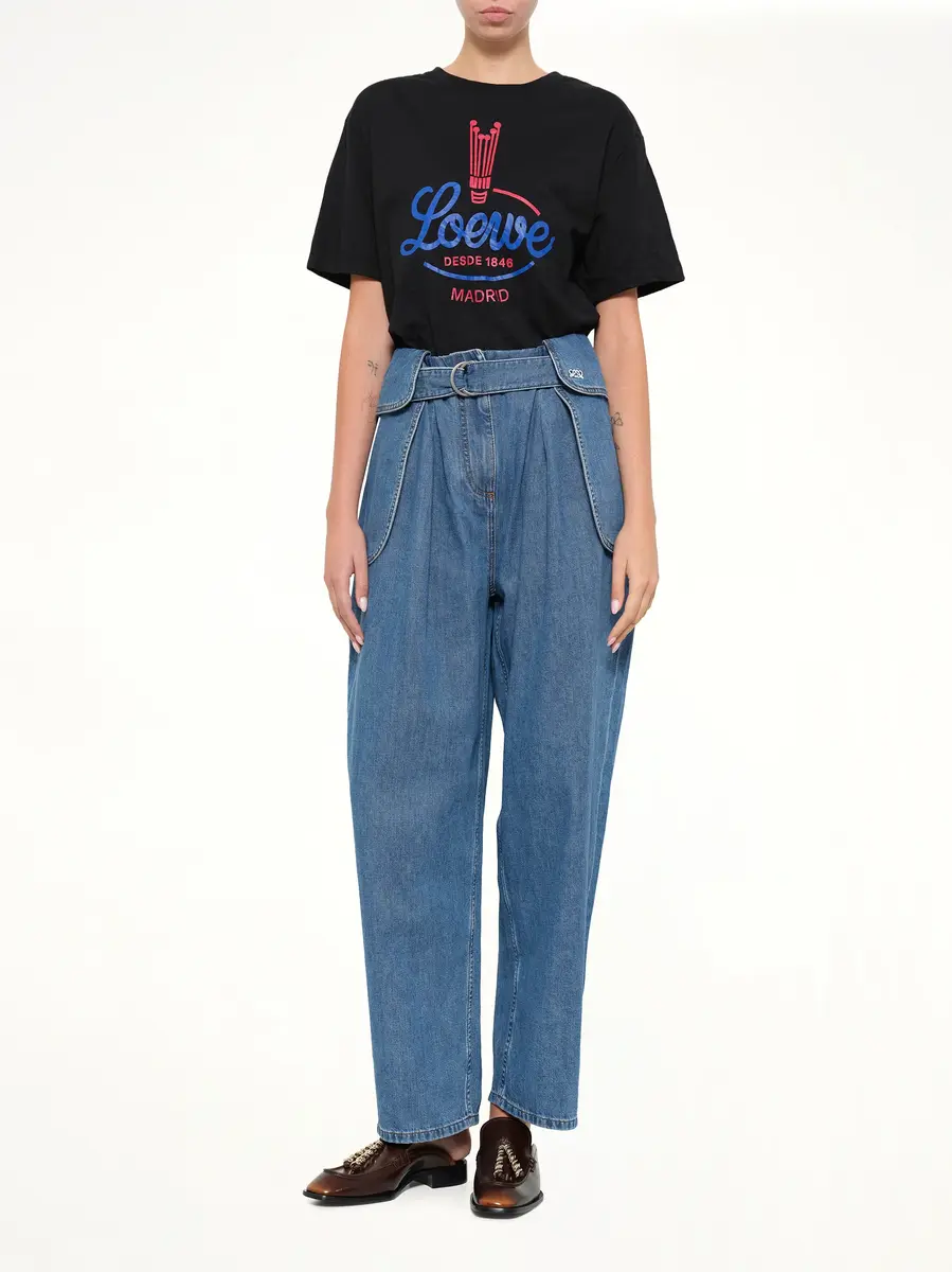 Loewe Cargo Jeans AF in Light Blue | Thumbnail 4