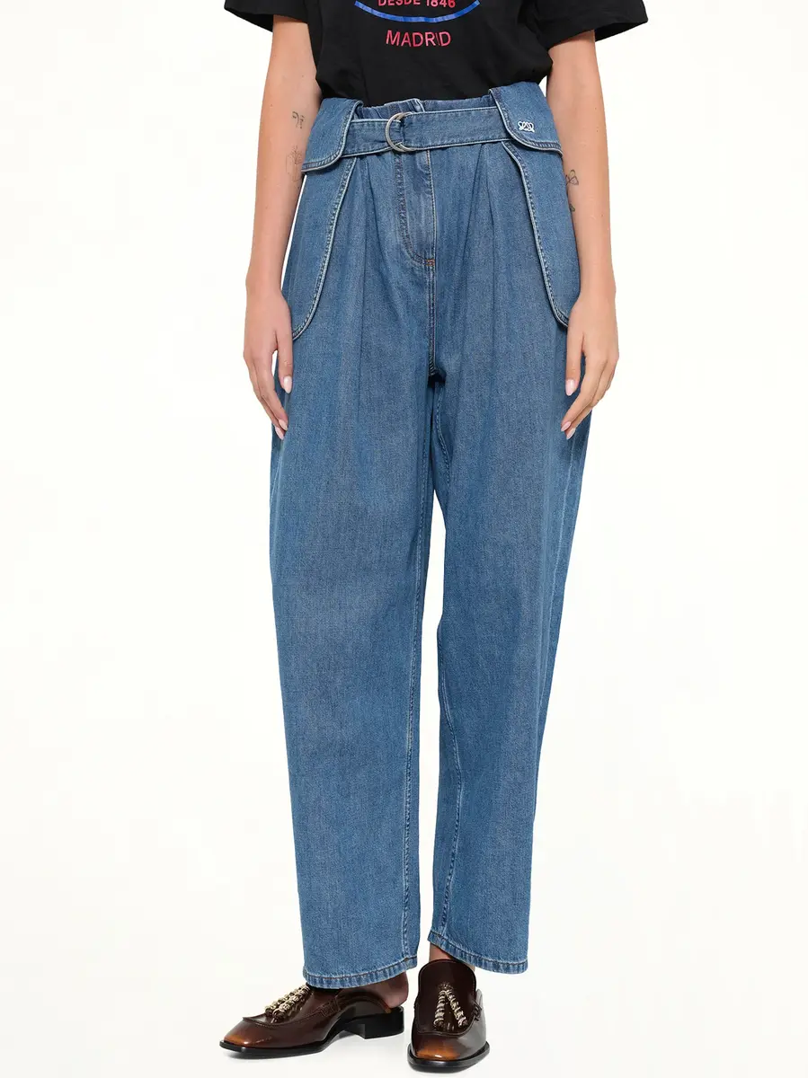 Loewe Cargo Jeans AF in Light Blue | Thumbnail 6