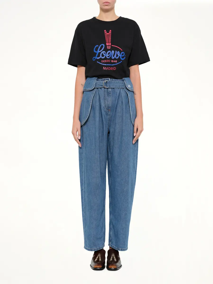 Loewe Cargo Jeans AF in Light Blue | Thumbnail 7