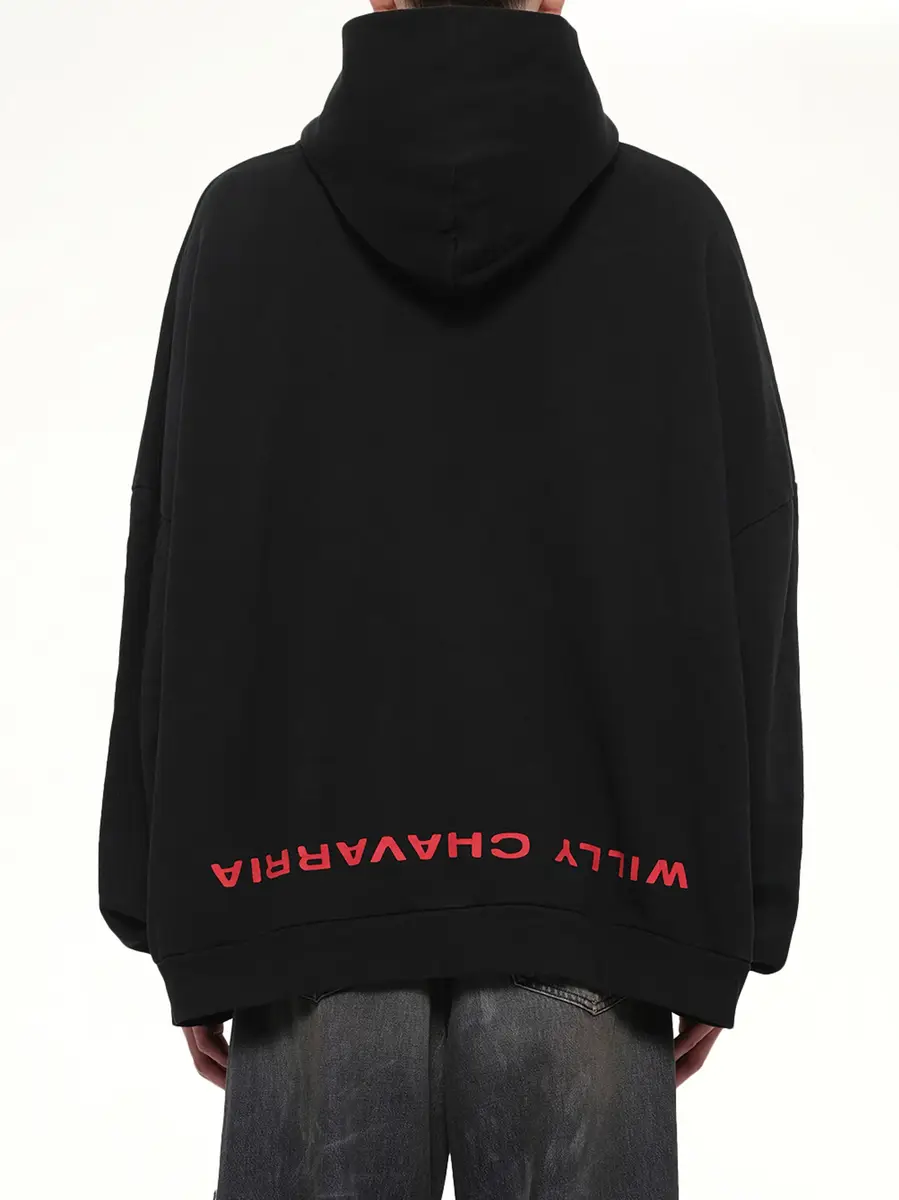 Willy Chavarria Welcome To America Hooligan Hoodie | Thumbnail 5 Willy Chavarria Welcome To America Hooligan Hoodie | Thumbnail 5