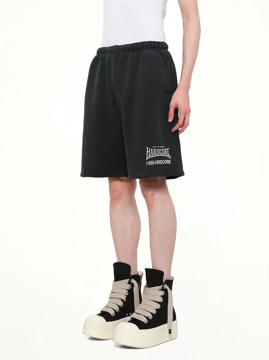 Willy Chavarria "Hardcore" Buffalo Sweatshort | Thumbnail 3