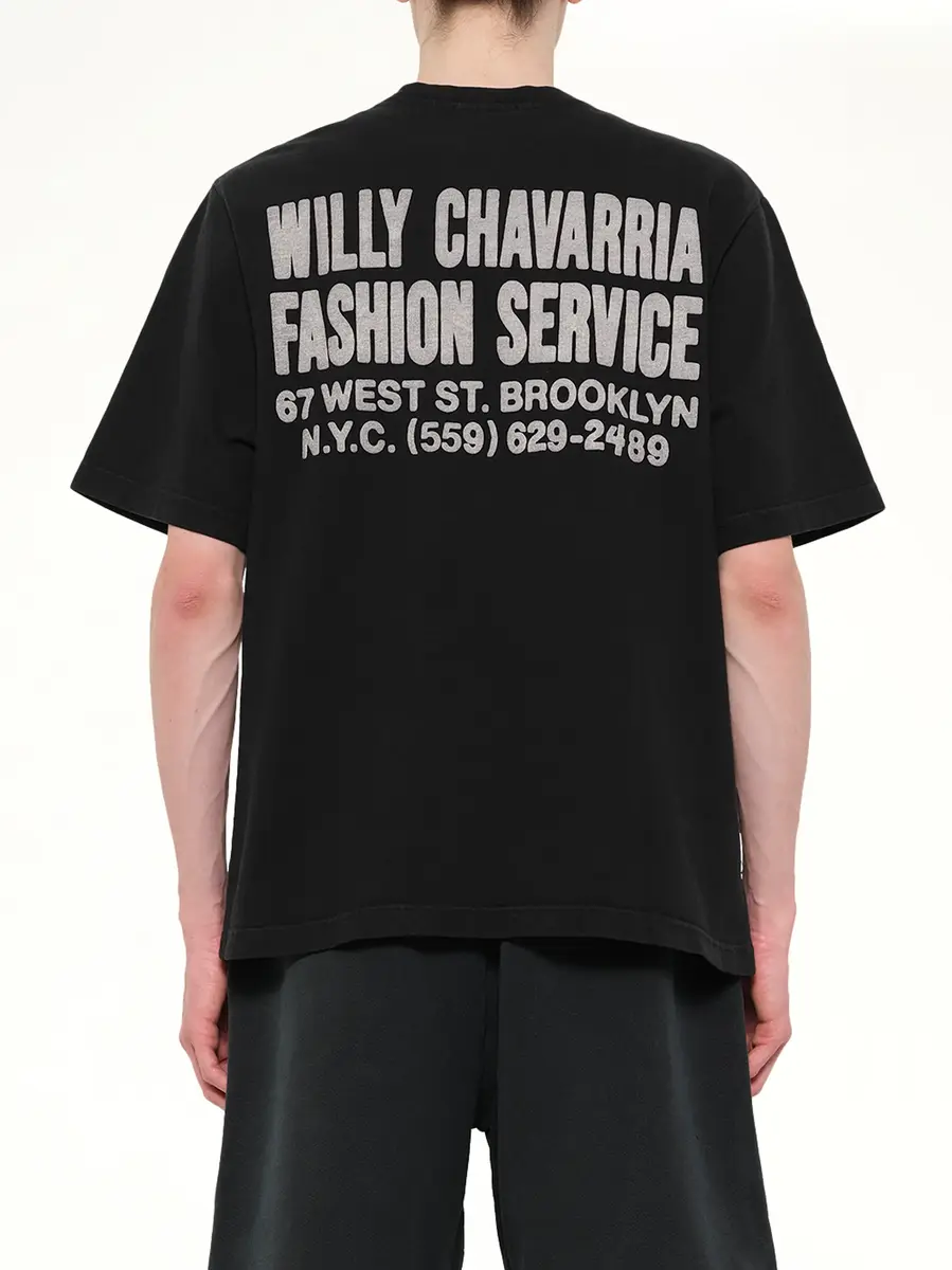 Willy Chavarria "Fashion Services" Standard T-shirt | Thumbnail 5 Willy Chavarria "Fashion Services" Standard T-shirt | Thumbnail 5