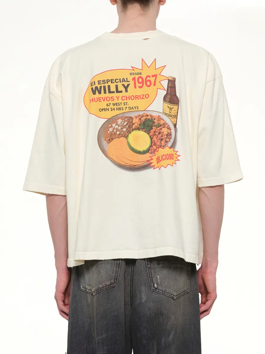 Willy Chavarria Willy's Taco Shop Buffalo T-shirt | Thumbnail 5 Willy Chavarria Willy's Taco Shop Buffalo T-shirt | Thumbnail 5