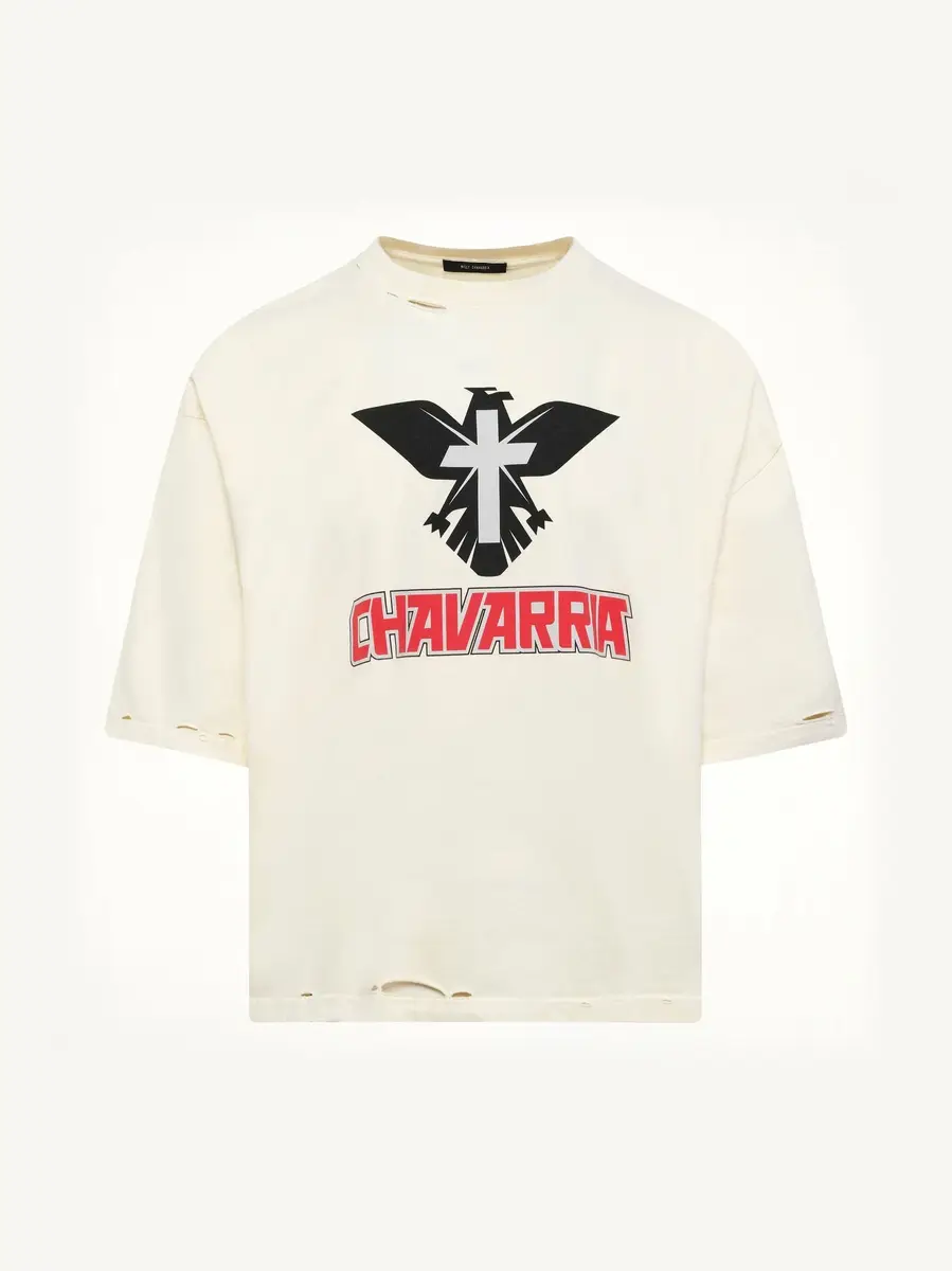 Willy Chavarria Tecate Buffalo T-shirt in Masa | Thumbnail 2