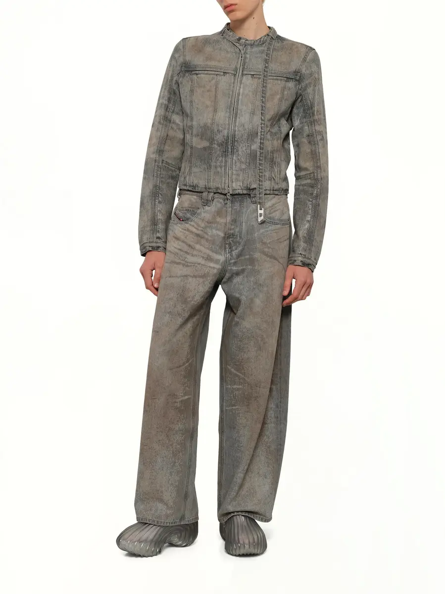 Diesel D-vulmar-fsi Denim Jacket in Dirty Wash | Thumbnail 4 Diesel D-vulmar-fsi Denim Jacket in Dirty Wash | Thumbnail 4