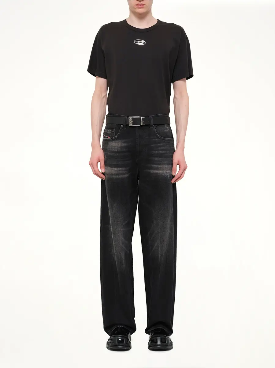 Diesel 2001 D-macro Relaxed Jeans in Washed Black | Thumbnail 7 Diesel 2001 D-macro Relaxed Jeans in Washed Black | Thumbnail 7