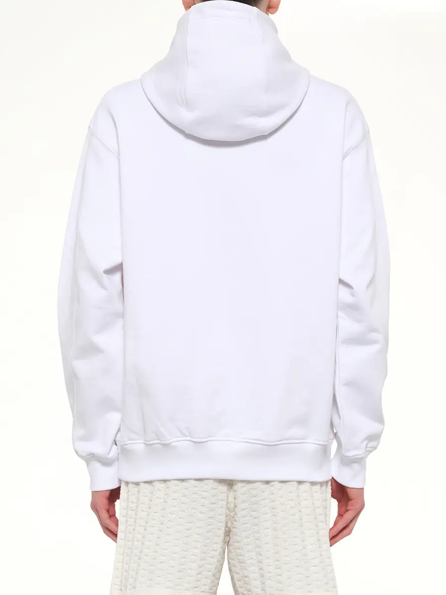 Casablanca Tennis Club Icon Hoodie in Off White | Thumbnail 5