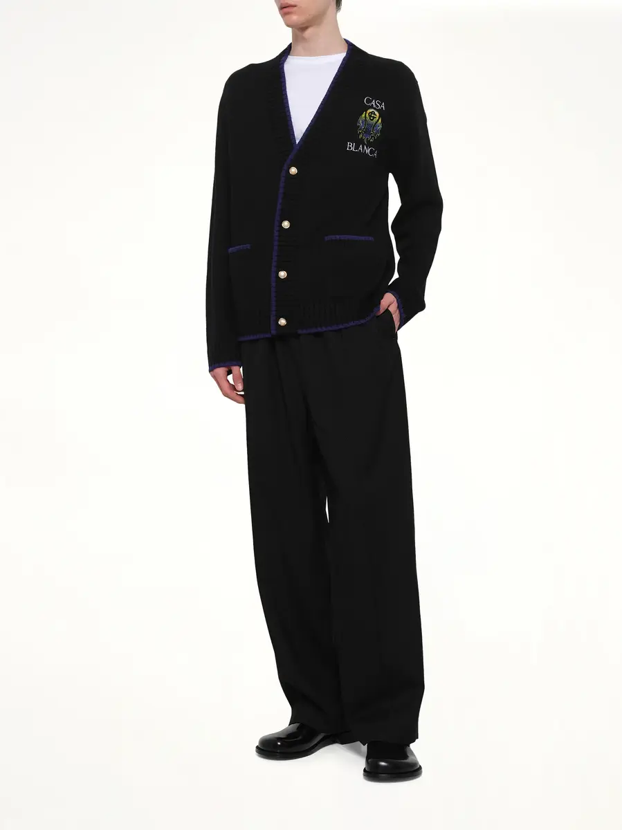 Casablanca Flaming Tennis Ball Cardigan | Thumbnail 4 Casablanca Flaming Tennis Ball Cardigan | Thumbnail 4