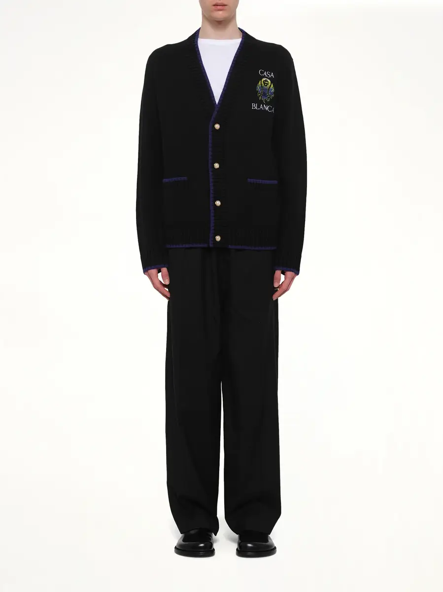 Casablanca Flaming Tennis Ball Cardigan | Thumbnail 7 Casablanca Flaming Tennis Ball Cardigan | Thumbnail 7