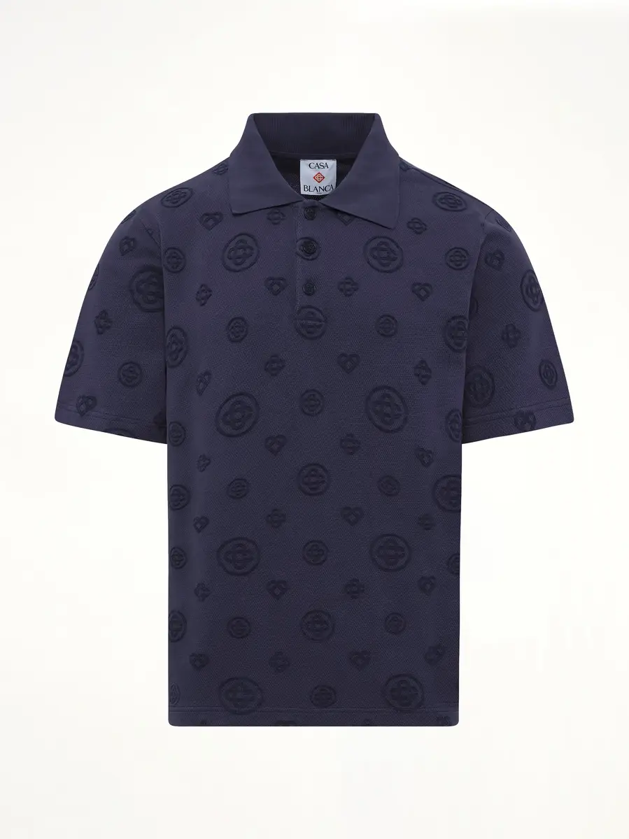 Casablanca Applique Monogram Polo | Thumbnail 2