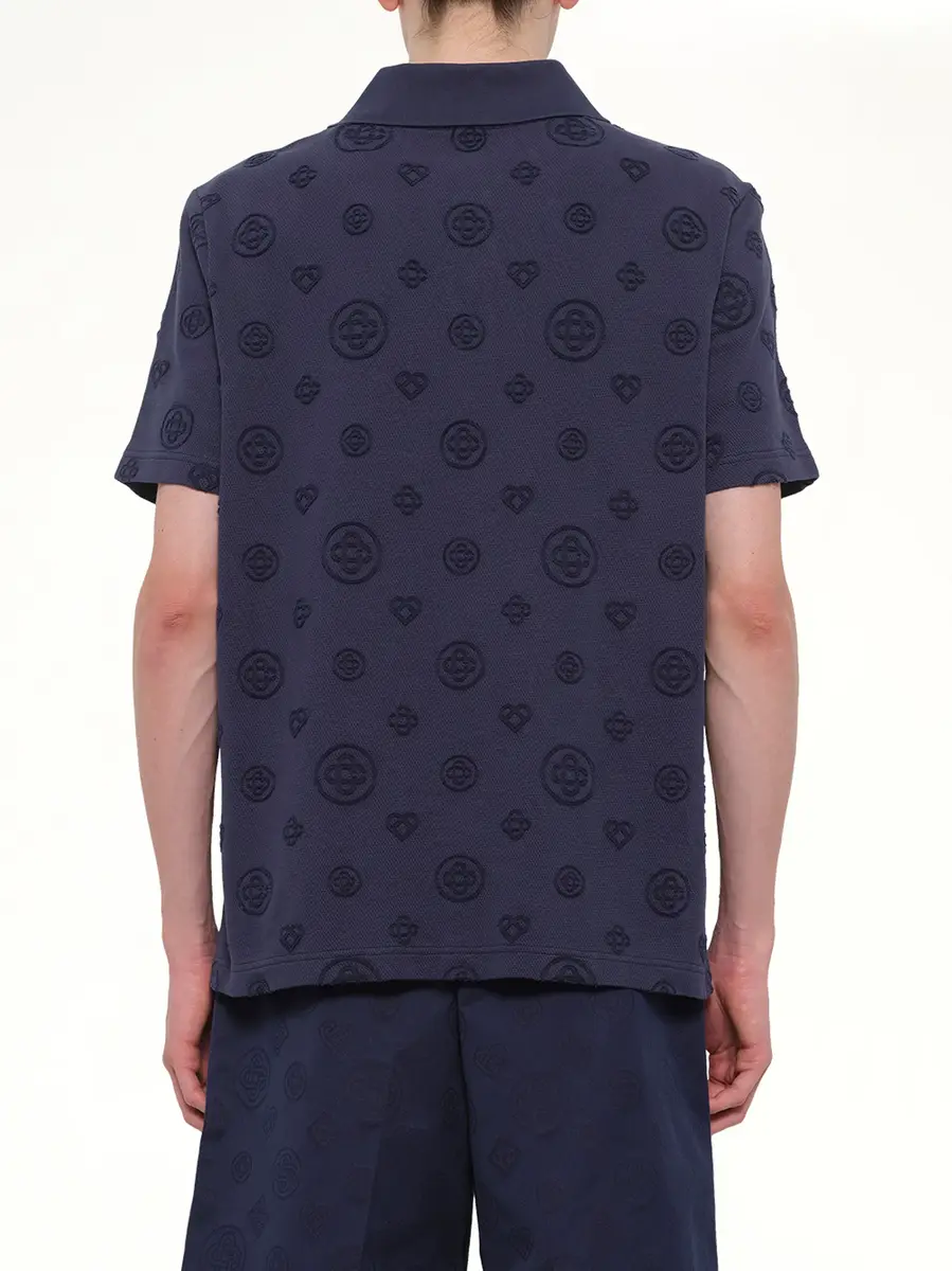 Casablanca Applique Monogram Polo | Thumbnail 5