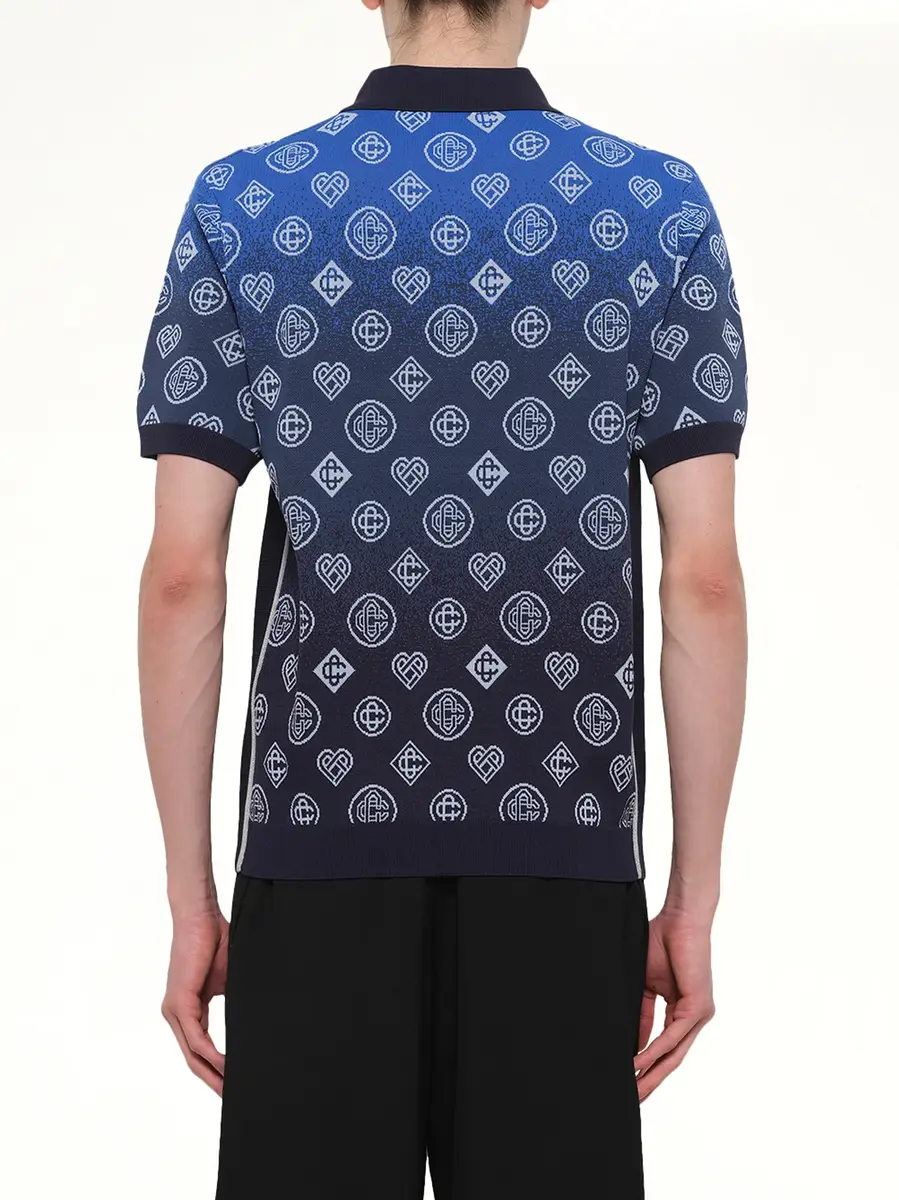 Casablanca Gradient Monogram Polo Shirt | Thumbnail 5