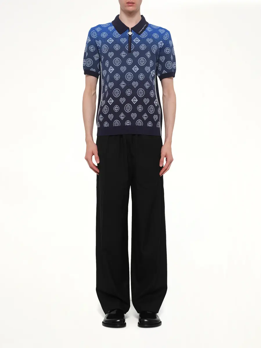 Casablanca Gradient Monogram Polo Shirt | Thumbnail 7
