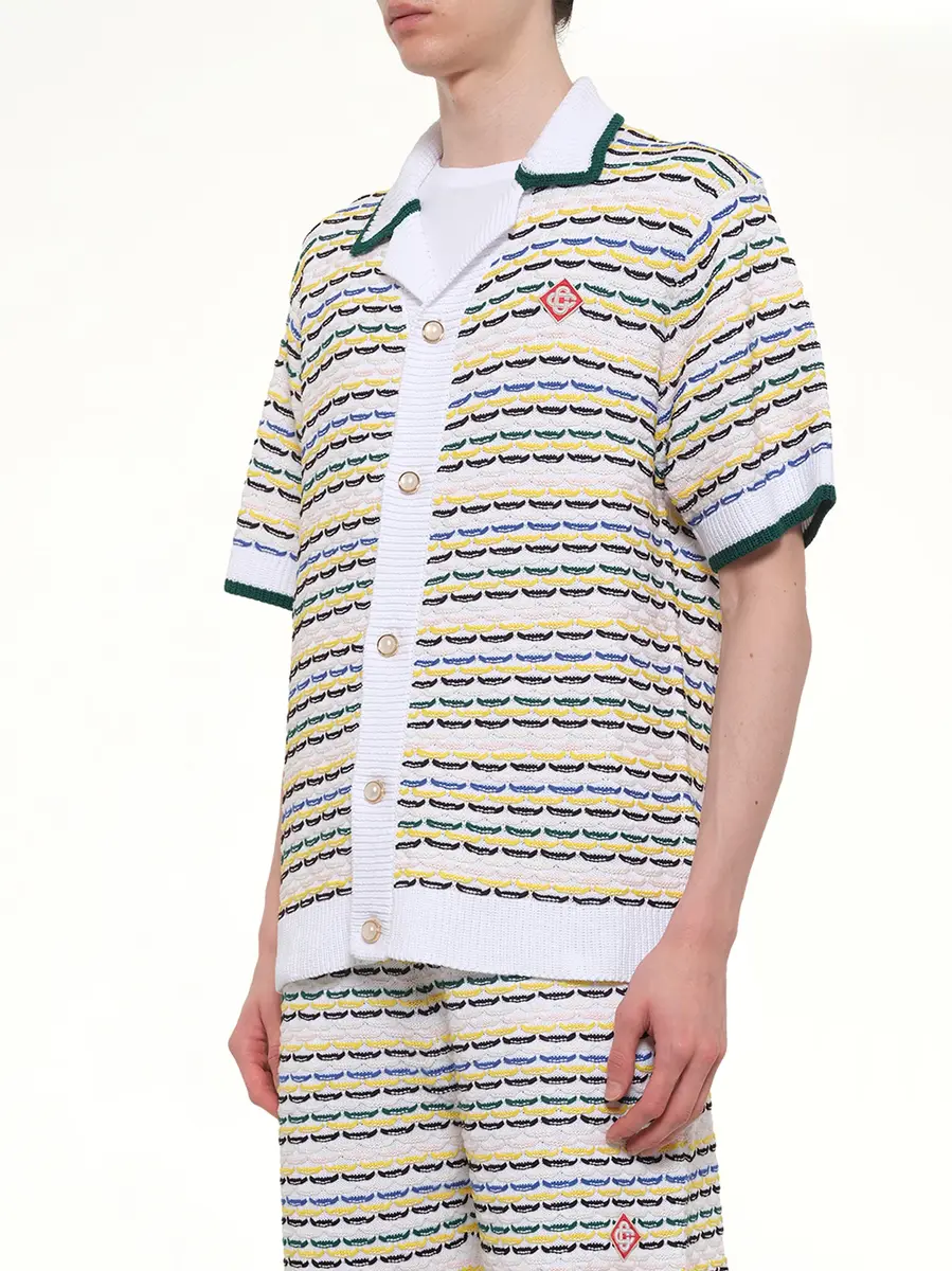 Casablanca Tuck Stitch Shirt | Thumbnail 3