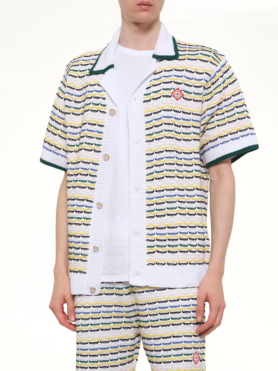 Casablanca Tuck Stitch Shirt | Thumbnail 6