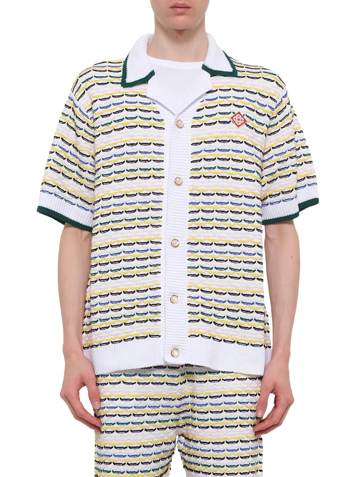 Casablanca Tuck Stitch Shirt