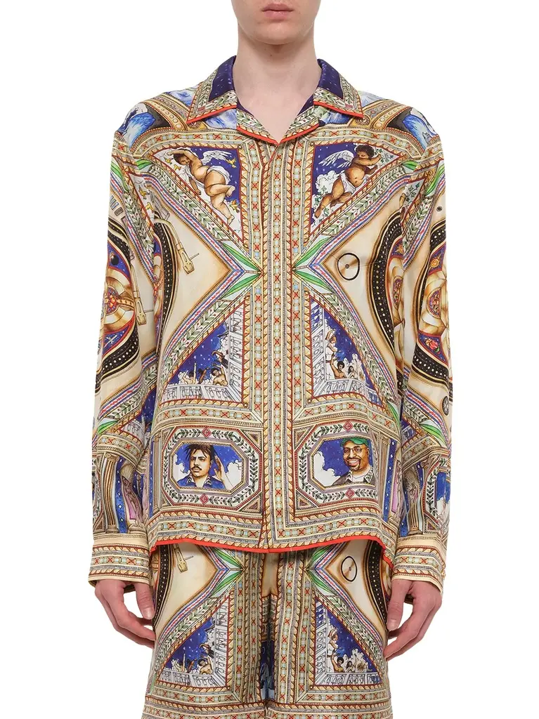 Casablanca Plafond Orne De Musique LS Shirt in Multicolour