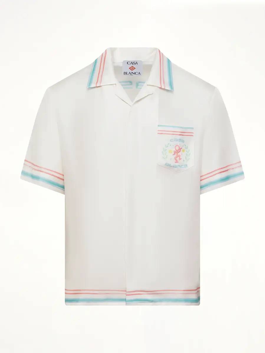 Casablanca Dance Joy Cuban Collar SS Shirt | Thumbnail 2