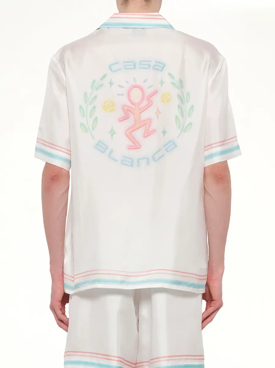 Casablanca Dance Joy Cuban Collar SS Shirt | Thumbnail 5