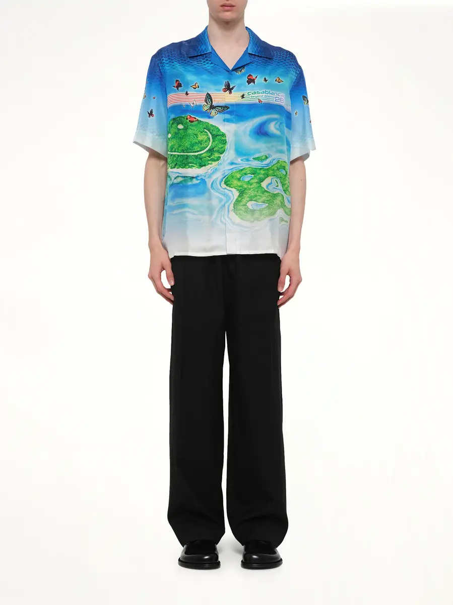 Casablanca Beyond Destiny Cuban Collar SS Shirt | Thumbnail 7 Casablanca Beyond Destiny Cuban Collar SS Shirt | Thumbnail 7