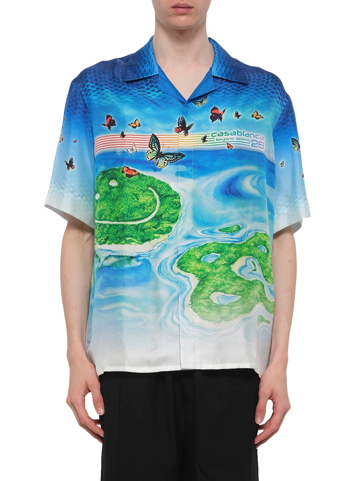 Casablanca Beyond Destiny Cuban Collar SS Shirt