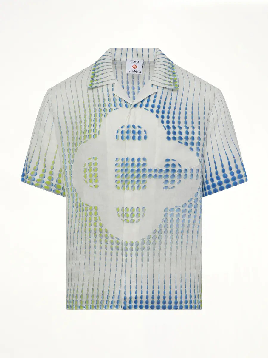 Casablanca Pills Cuban Collar SS Shirt | Thumbnail 2 Casablanca Pills Cuban Collar SS Shirt | Thumbnail 2