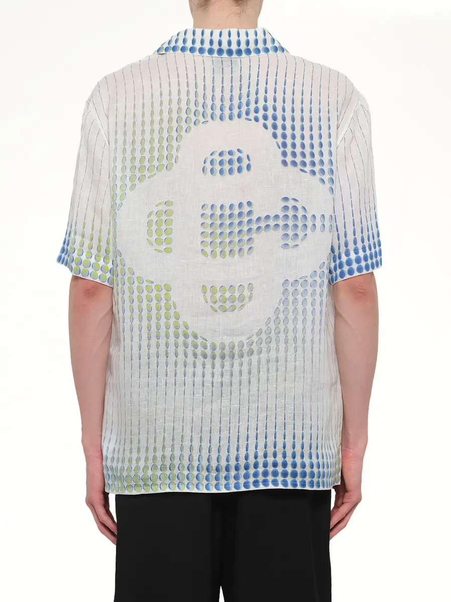 Casablanca Pills Cuban Collar SS Shirt | Thumbnail 5 Casablanca Pills Cuban Collar SS Shirt | Thumbnail 5