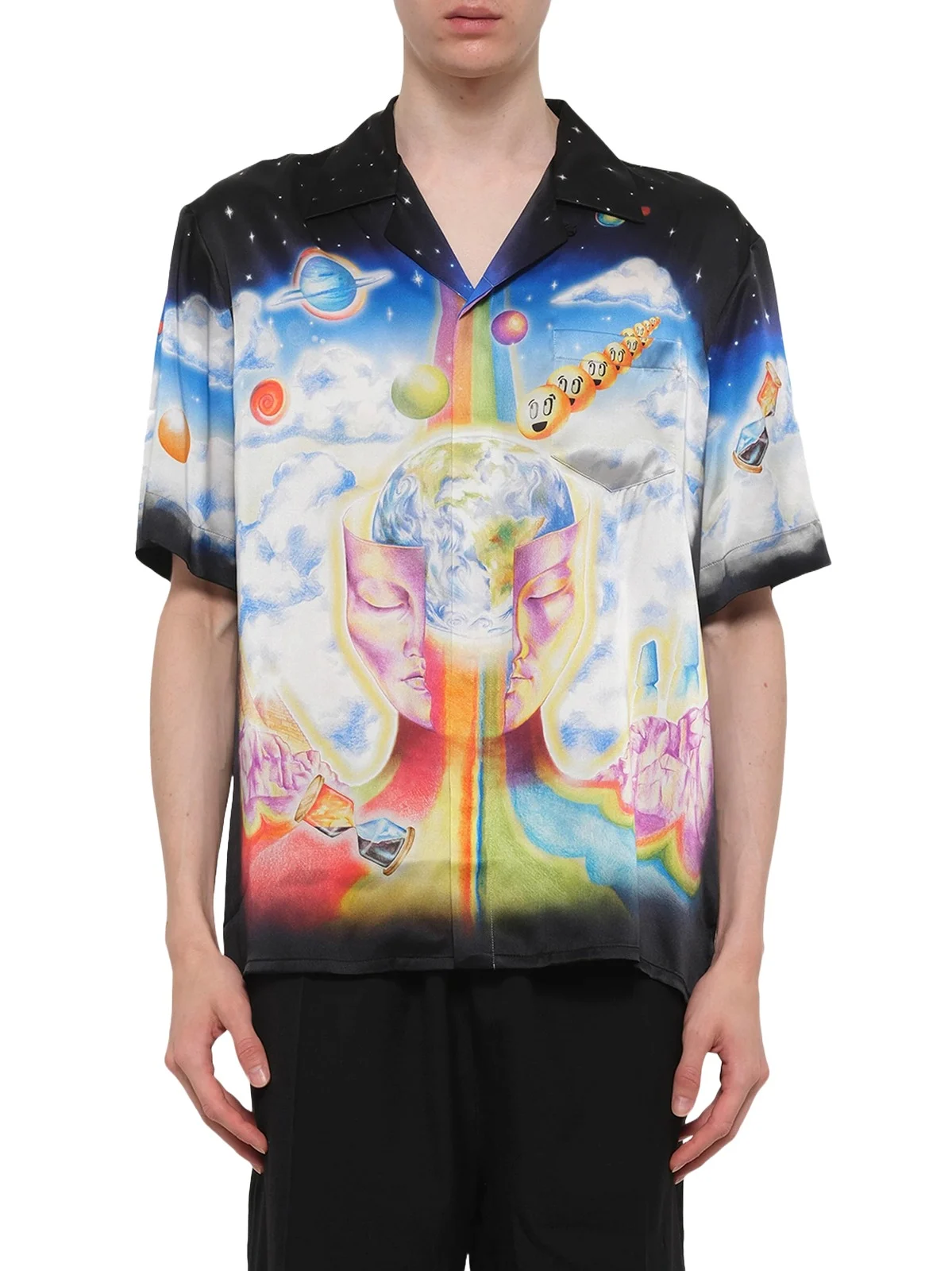 Casablanca The Essential Experience Cuban Collar SS Shirt