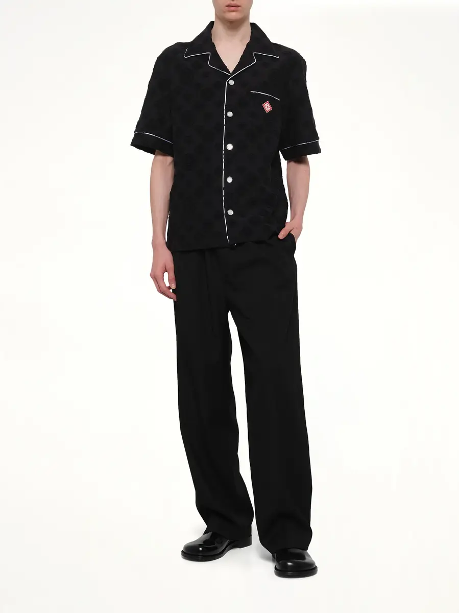 Casablanca Towelling Monogram Shirt | Thumbnail 4 Casablanca Towelling Monogram Shirt | Thumbnail 4