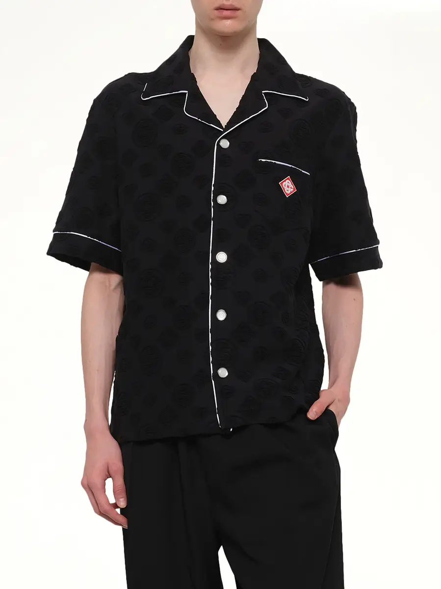 Casablanca Towelling Monogram Shirt | Thumbnail 6 Casablanca Towelling Monogram Shirt | Thumbnail 6