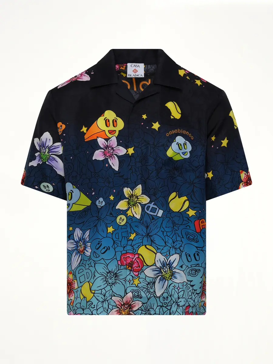 Casablanca Collage D'Icones SS Shirt in Multicolour | Thumbnail 2 Casablanca Collage D'Icones SS Shirt in Multicolour | Thumbnail 2