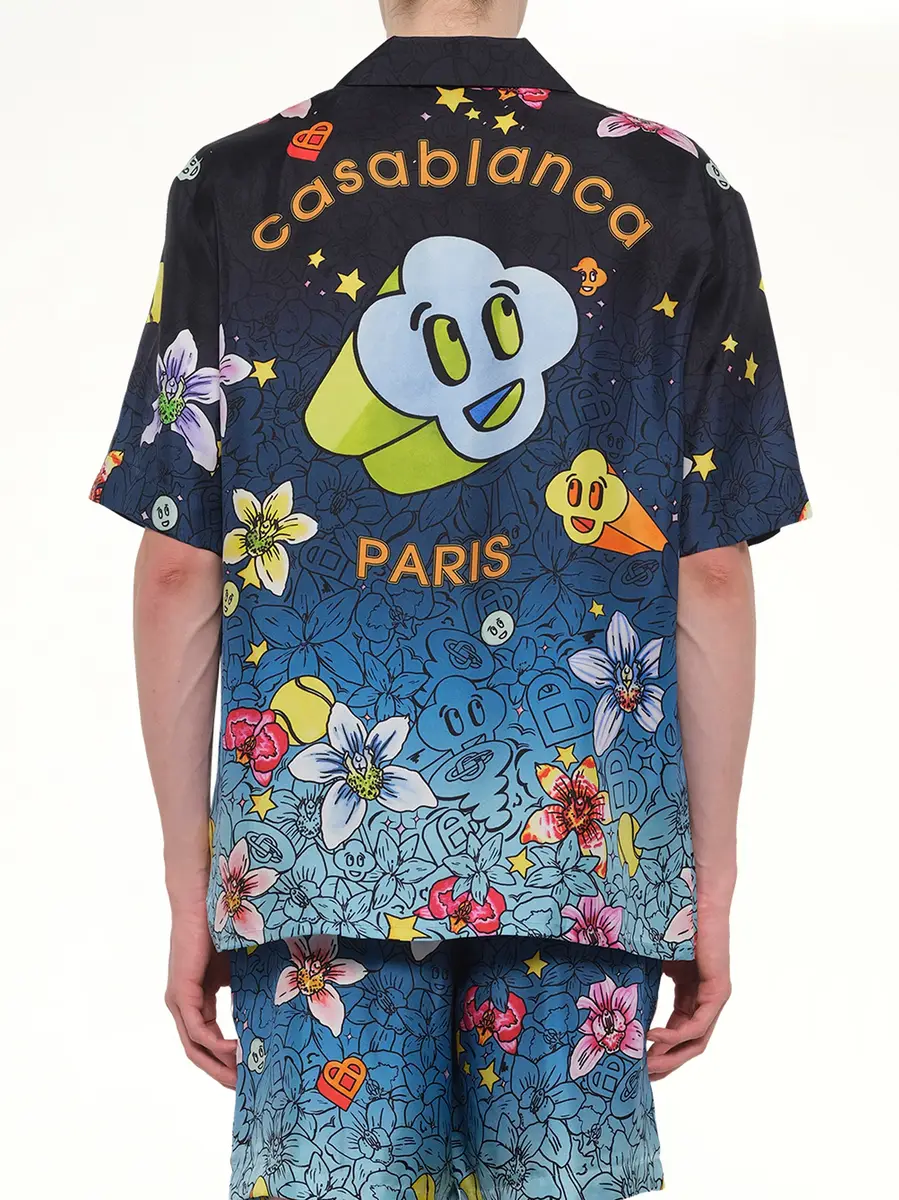 Casablanca Collage D'Icones SS Shirt in Multicolour | Thumbnail 5 Casablanca Collage D'Icones SS Shirt in Multicolour | Thumbnail 5